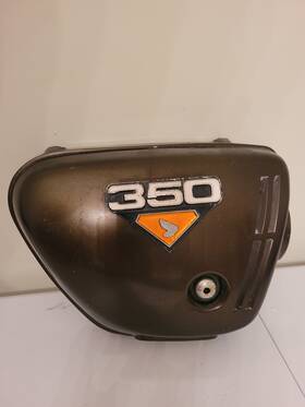 17231-344-671ly Honda 1972 Cb350 K4 Right Side Cover Candy Bacchus Olive Green