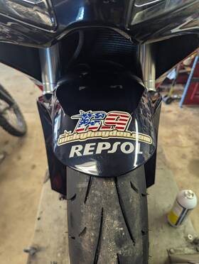 61110-mel-d50za Honda 2007 Cbr1000rr Oem Repsol Front Fender