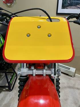 61136ka4670zb Honda 1981 Cr450r Front Number Plate 3d Printed Replacement