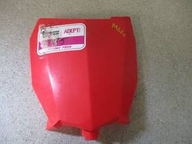 61140-k28-ae0za Honda 2022 Crf 125/110 Front Number Plate Plastic Red Fits 19-24 M220