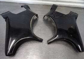 63501-mm8-000zc Honda 87-97 Shadow Spirit Vt1100c Front Left And Right Frame Neck Covers