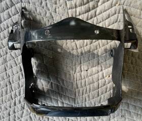 64100-kv0-770za Honda 1988 Vtr 250 Front Cowl Headlight Fairing Protector Guard Black Oem