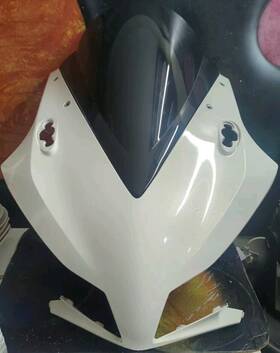 64211-mgp-d000 Honda 12-16 Cbr1000rr Oem Front Upper Headlight Fairing Cowl Pearl White 64211-mgp-d000 Honda 12-16 Cbr1000rr Oem Front Upper Headlight Fairing Cowl Pearl White