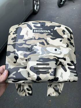 64300-gez-a20za Honda 2003-2008 Oem Ruckus Nps 50 Camo Front Cover Set Inner Outer Cowl Plastic