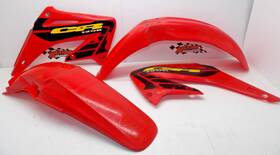 80101-kz3-j32za Honda 2001 Cr125 Plastic Kit Front Rear Fenders Side Panels