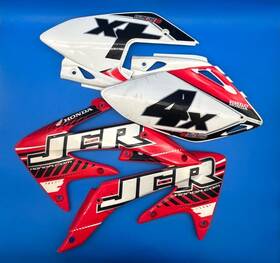 83510-mey-a30 Honda 2009 Crf450x Oem Left Right Seat Railing Side Shroud Radiator Cover Plastic