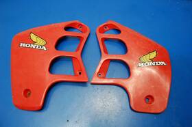 83520-ks7-831za Honda 1989 88-89 Cr125r Cr250r Cr500r Oem Left Right Gas Tank Fuel Plate Louvers Red