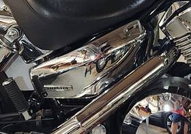 83520-mea-670 Honda 2003-2009 Vtx1300 R/s/t Oem Chrome Right Side Cover Part#