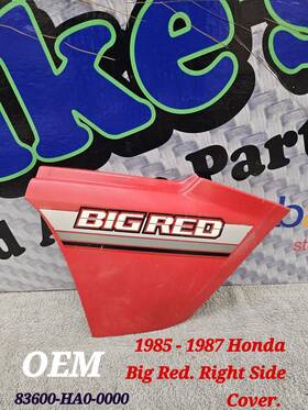 83600-ha0-0000 Honda 1985-1987 Big Red 250es Right Side Cover Oem