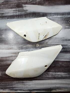 83600-kn4-a60za Honda 2001 - 2003 Xr100r Xr80r Side Number Plates Covers Left Right