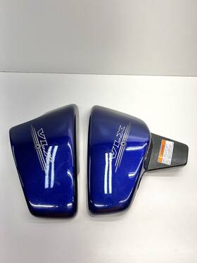 83620-mz8-v30zf Honda #148 1999-2007 Shadow Vt600 Cd Vlk Oem Left Right Side Cover Panels Damage