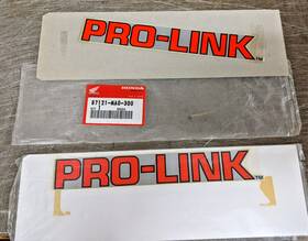 87121-ma0-300 Honda 81-82 Cr 125r/250r/450r/480r Xr 200r/250r/500r Nos Swingarm Pro-link Decal Set