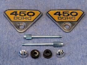 87130-294-010 Honda Clean Used Side Cover Badges With Nos Hardware For Cb/cl450k2-3