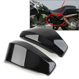 Hotsalecenter 336245261754 Abs Plastic Battery Left And Right Side Covers For Honda Vtx1300 2003-2009 Black