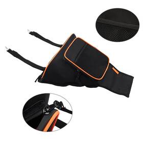 Hukyu 550737485972 Cab Center Storage Bag For Polaris Rzr 570 900 S 800 Xp 1000 Black Orange