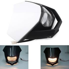 Hukyu 550742695106 Motorcycle Universal Headlight Head Lamp Fairing For Supermoto Bike Dirt