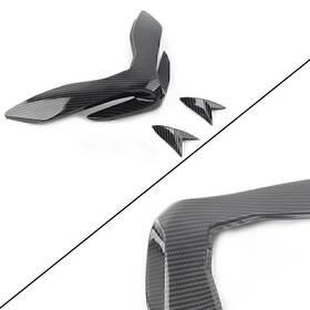 Hukyu 612045588544 Motorcycle Aerodynamic Winglets Beak Nose Extender For Kawasaki Z900 2017-2020