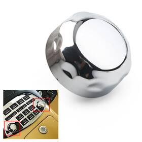 Hukyu 612047267416 Fairing Audio Switch Cover For Honda Goldwing Gl1800 2001-2011 2002 2003 Chrome