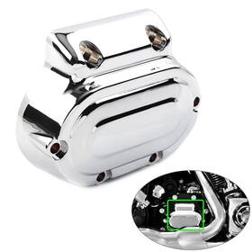 Hukyu 612063462437 Smooth Chrome Right Transmission End Cover For Harley Heritage Softail Fatboy