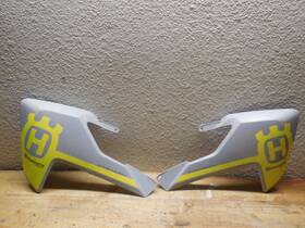 23608054000abb Husqavarna 2024 Ktm Husqvarna Tc 85 Oem Spoilier Set Gray And Yellow R&l Tc85 Side Cover