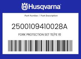 2500109410028a Husqvarna Genuine Fork Protection Set Te/fe 16 -