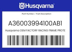 A36003994100ab1 Husqvarna Genuine Factory Racing Frame Protection Set -