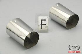 1019541-410 Indian 2018 Springfield Fork Tube Cover Shield Left Right Set Chrome