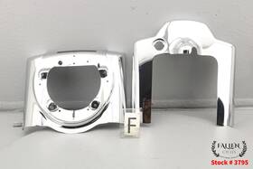 5260169-156 Indian 2018 Springfield Headlight Shroud Nacelle Fork Cover Assembly Chrome