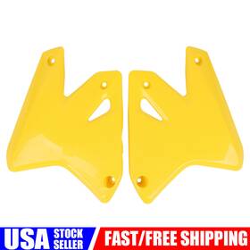 B111305033 Jfg Racing For Drz400e Drz400s Drz400sm Dirt Bike Left And Right Radiator Shrouds Yellow