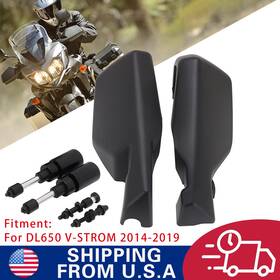 M15140020-d Jfg Racing Motorcycle Hand Guard Dl650 Handguards Plastic For V-strom 2014-2019 Black