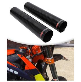M191500195-b Jfg Racing Motorcycle Carbon Fiber Fork Wrap Boots 190mm Front Shock Covers