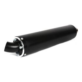 22802 Joes Racing Products Muffler 18 Inch Oal 1.75 Adapter Black
