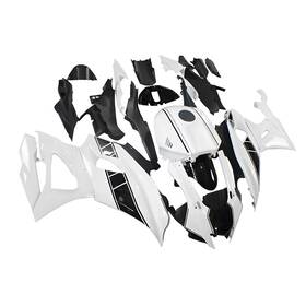 Fwr72022-17 Jonnashop #usjo250313 Injection White Black Fairing Kit For 2022 2023 Yamaha Yzf R7 Plastic Bodywork
