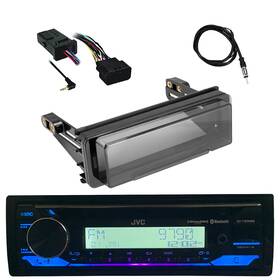Kdt92mbs-99-9800-bchdswcwr Jvc-metra Kd-t92mbs Marine Cd Receiver Cover Harley 98-13 Handlebar Kit Antenna