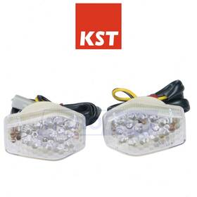 K&s Technologies Mn/1ccc Fairing Mount Marker Lights For 1996 Kawasaki Zx1100 Gpz Abs - Fb