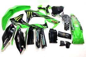 14073-0867 Kawasaki 2019 Kx250 Plastic Fenders With Graphics Oem