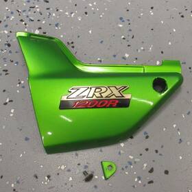36001-1597-8n Kawasaki Left Side Frame Cover / Body Panel Fairing Oem Cowling 01-05 Zrx1200r Zrx1200