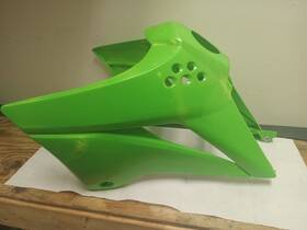 49089-0083 Kawasaki Oem Klx110 Radiator Shrouds Green Plastic Tank Cover 10-25 2010-2025