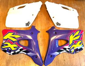 49089-1133 Kawasaki 1996 Kx 250 125 Oem Purple Radiator Shrouds Side Covers 34