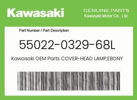 55022-0329-68l Kawasaki Genuine Cover-head Lamp Ebony -