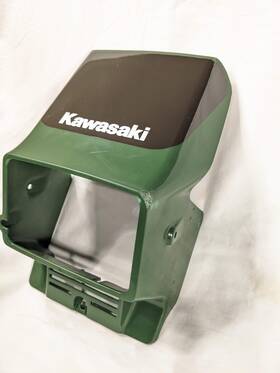 55022-1085-68 Kawasaki Super Sherpa Kl250 Green Oem Plastic Headlight Shroud 55022-1085-68 Kawasaki Super Sherpa Kl250 Green Oem Plastic Headlight Shroud