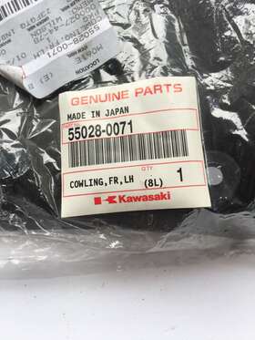 55028-0071 Kawasaki 06-07 Zx-10 Left Front Cowling Fairing Side