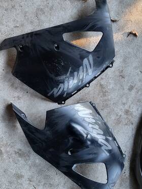 55028-0473-660 Kawasaki 2012 - 2023 Zx14 Zx 14 Lower Cowling Fairing Cover 55028-0473 Left Righ