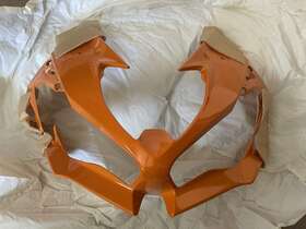 55028-0667-62j Kawasaki Oem Cowling Upper Candy Steel Furnace Orange. Damaged 55028-0667-62j Kawasaki Oem Cowling Upper Candy Steel Furnace Orange. Damaged