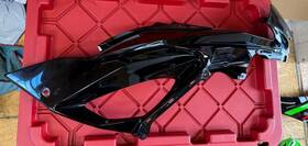 55028-0672 Kawasaki 2021 19-23 Ninja Zx6r 636 Right Front Upper Side Fairing Oem Krt Black