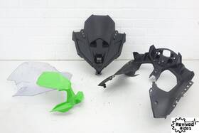 55028-0721 Kawasaki 20-25 Ninja 650 Oem Front Upper Nose Fairing Cowl Shroud Dash Panel