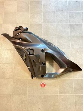 55028-0844 Kawasaki 2024 Ninja Zx6r Zx636 Oem Left Upper Mid Side Panel Fairing Gray
