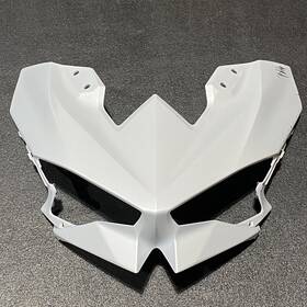 55028-0874 Kawasaki 2024 - 25 Ninja 500 Front Upper Nose Cowl Fairing Oem Silver