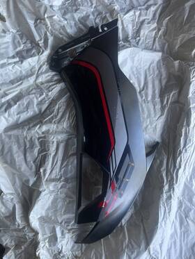 55060-5072-68p Kawasaki 2022-2023 Zx-6r Front Right Side Fairing M.m.gray