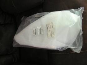 58029-0005-266 Kawasaki Genuine 2008-24 Klx 140 230 Blank White Number Plate
